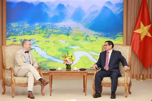 Thủ tướng Phạm Minh Chính tiếp Đại sứ Vương quốc Bỉ và Tổng giám đốc Tập đoàn John Corkerill